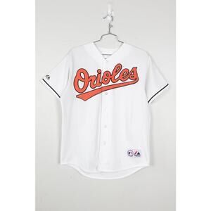 00's Majestics Orioles Roberts #1 Baseball Jersey